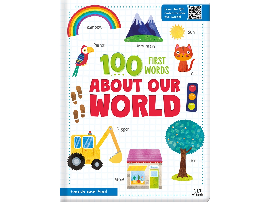 Livro 100 First Words About Our World De Susie Brooks (inglês)