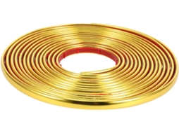 Moldura De Pvc Autoadesiva Dourada 5 M Para Decoração.