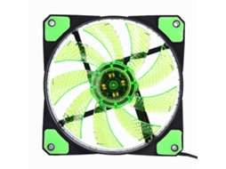 120mm Ventilador De Resfriamento Para Gabinete De Pc Led Silencioso 12v Pinos 3 E 4 Verde