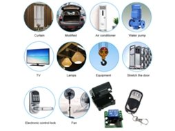 Primerox módulo Receptor e Transmissor de Controle Remoto Sem Fio 1ch 433mhz Dc 12v Smart Home