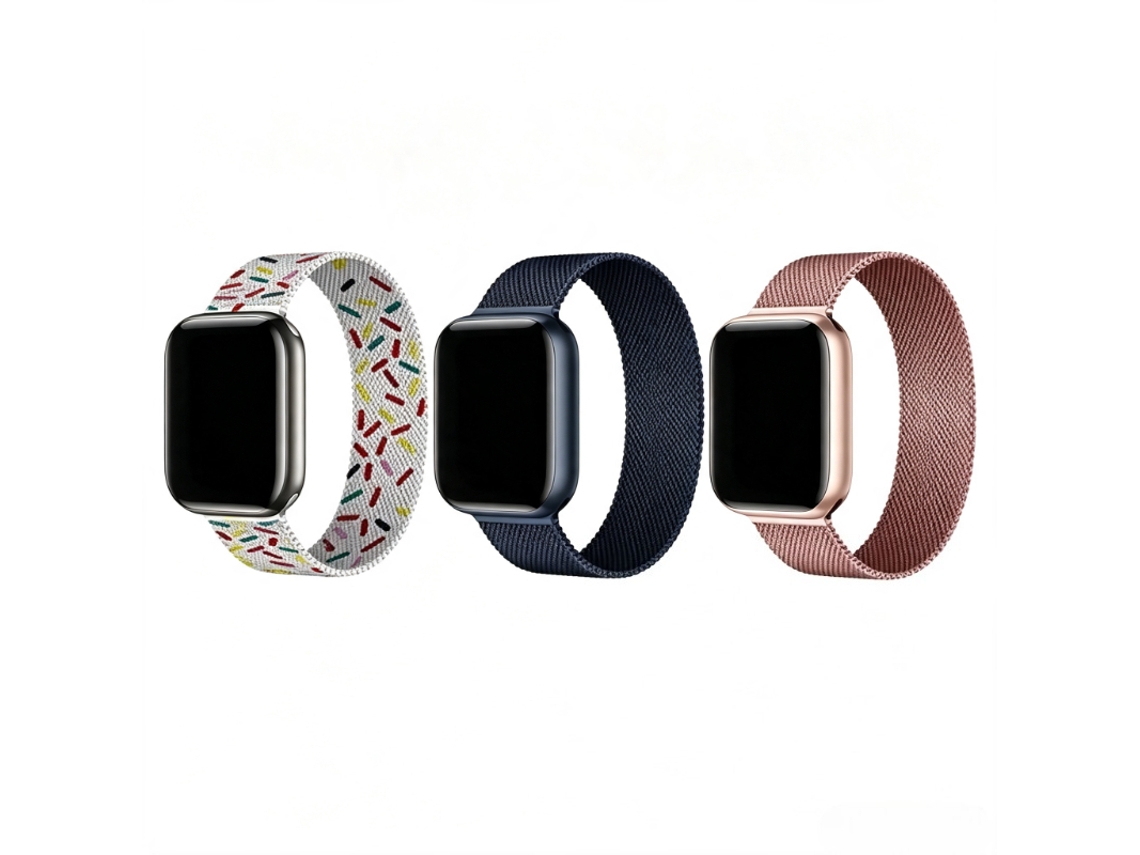 Bracelete Para Apple Watch 42/44/45/46/49mm (3pack) Cuich