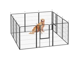 Cercadinho para cães modular e dobrável com porta S/MARCA