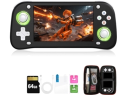 Console Portátil Retrô com Mais de 18.000 Títulos Clássicos, 64gb AQUAFORGE