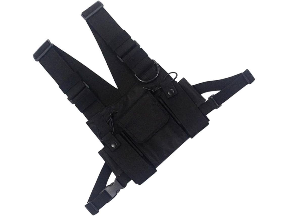 Bolsa De Peito Funcional Estilo Hip-hop, Bolsa De Ombro Unissex Para Atividades.