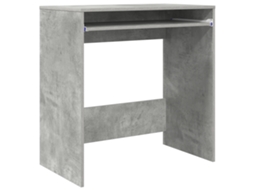 Conjunto 1 Mesa Moderna Vidaxl Cinzento Derivados De Madeira (77,5 X 43 X 79 Cm)
