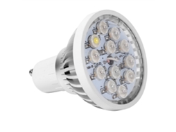 KOFIHETY Lâmpada LED para cultivo de flores e plantas de 24 W e 12 W, 85-265 V, com soquete curto GU10