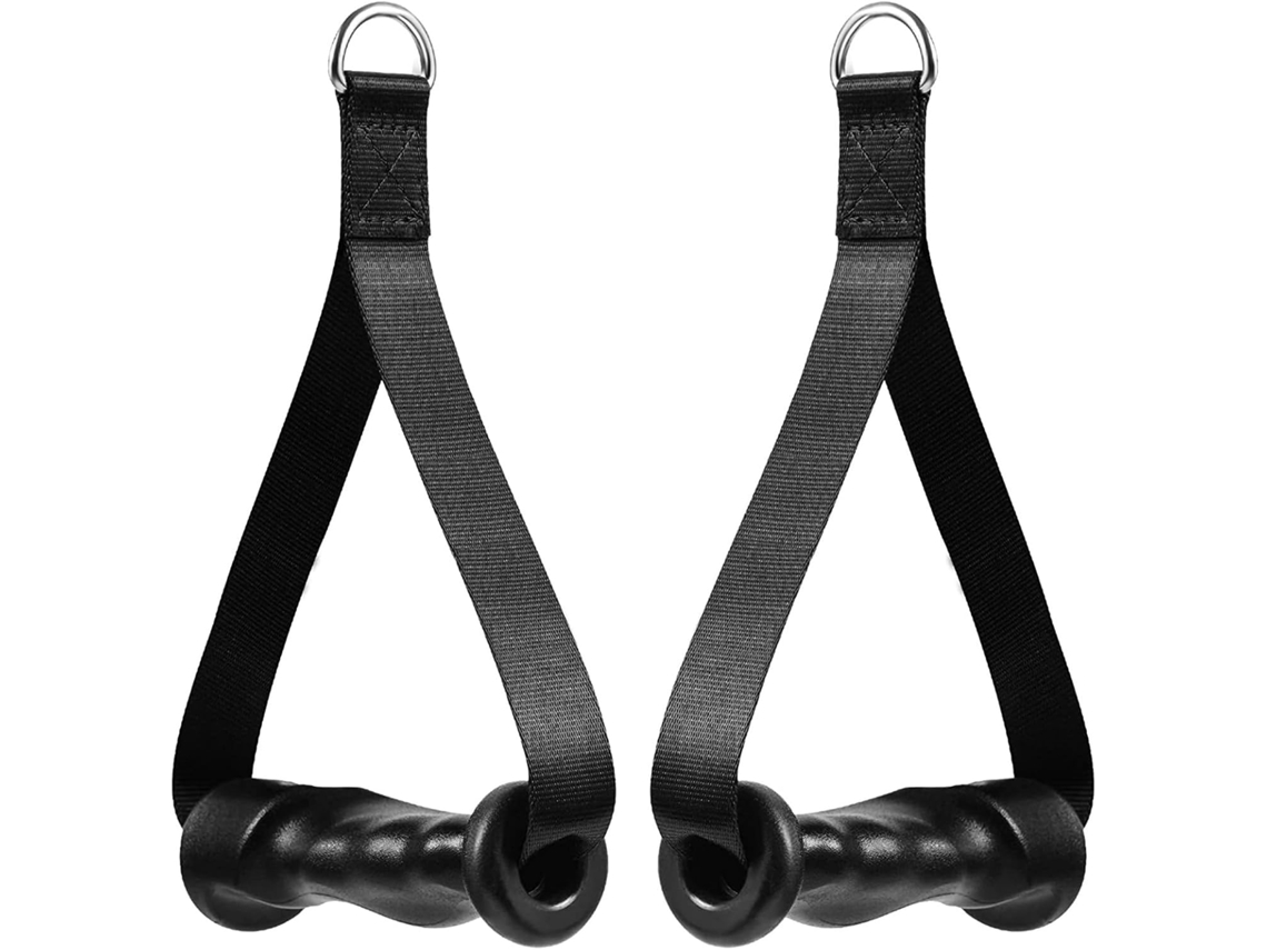 Punhos Ergonômicos Para Máquinas De Cabo, 1 Par Pegas Exercício Com