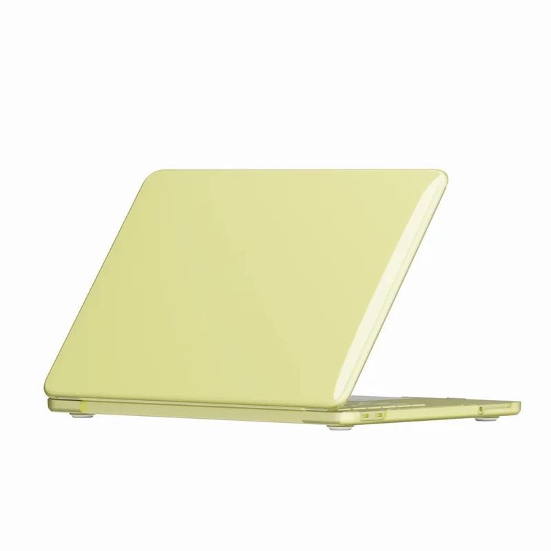 Capa Halinuia Para Macbook Neo 13 Polegadas (2026) A3404 Pc Rígida Transparente Amarelo