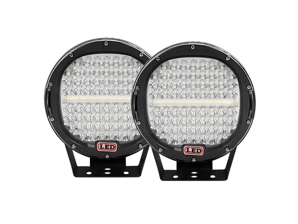 Luz De Trabalho Led, À Prova Dágua Ip67, Estrutura De Alumínio Durável,2x Preto 294w Spot Oem