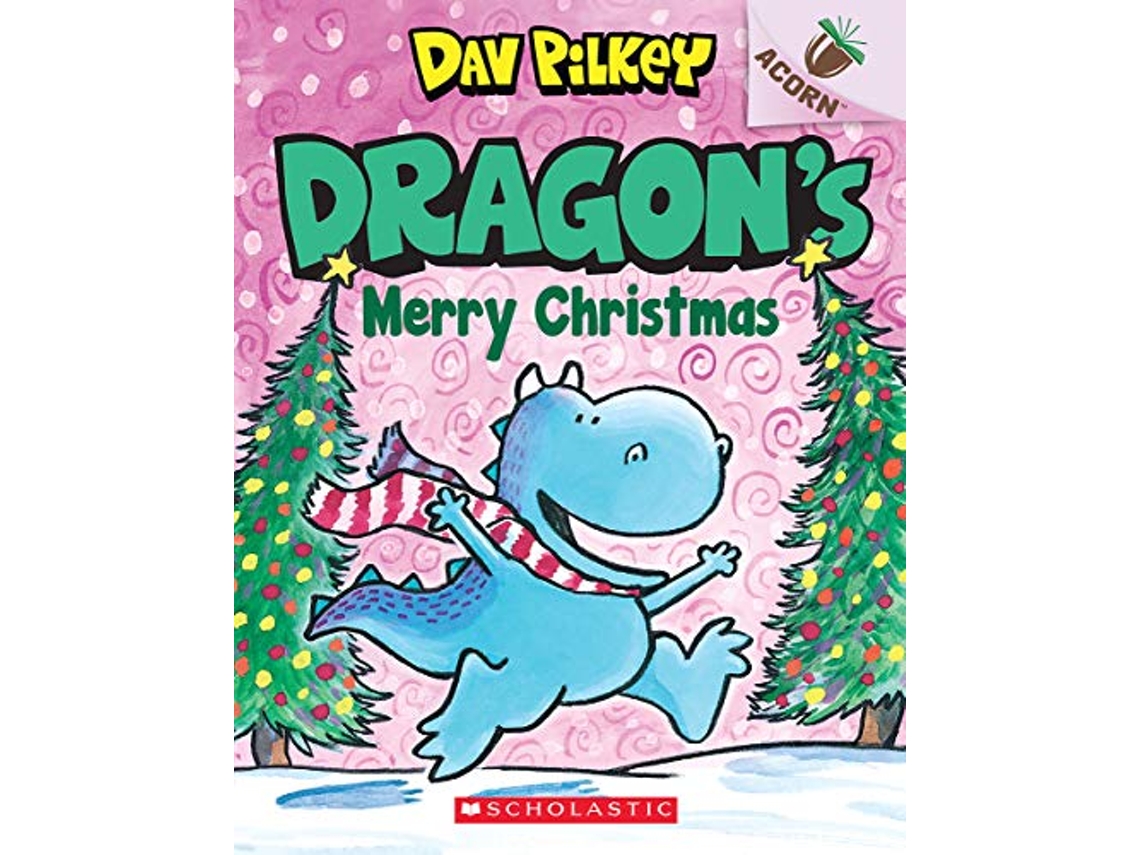 Livro Dragons Merry Christmas An Acorn Book de Dav Pilkey (Inglês)