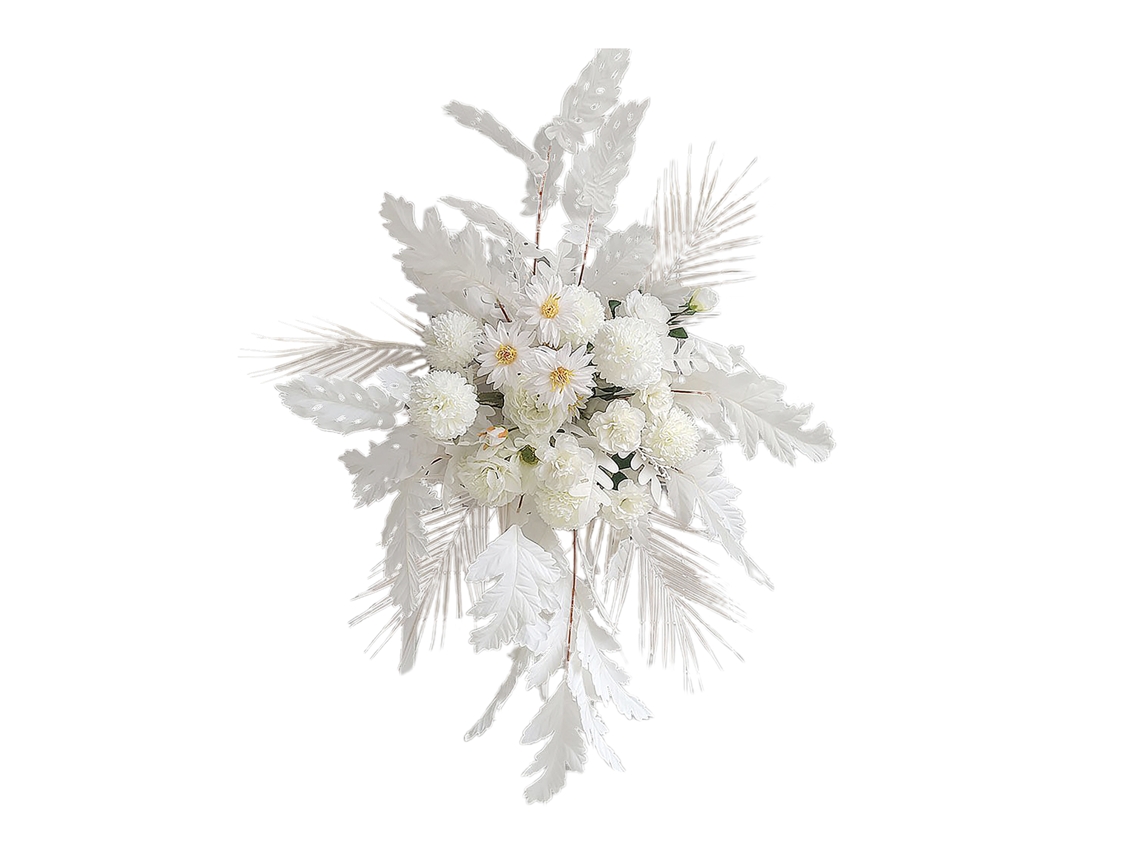 Laxiscreed Arranjo De Flores De Casamento Com Pássaros E Folhagem Para Decoração Floral