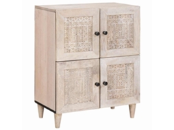 Vidaxl Buffet Branco Descolorido 60 X 33 X 75 Cm