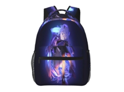 Mochila De Estudante Genshin Impact J151, Leve E Durável, À Prova Dágua E Com Alça De Ombro Ajustável. Olysi Shop