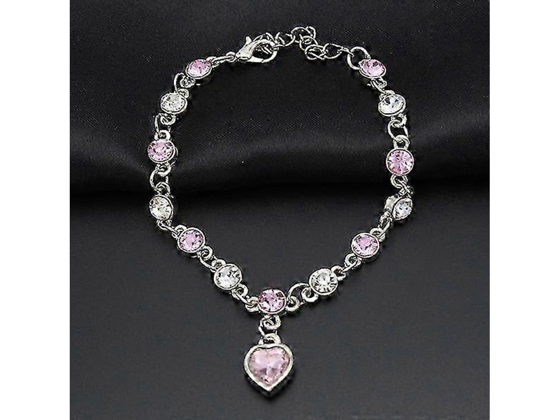 Nova Pulseira De Cristal Da Moda Rosa Nostalgia88