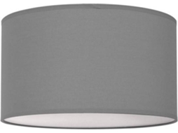 Plafón FABRILAMP Nicole (Cinzento - E27 - Máx. 60W - Tecido)