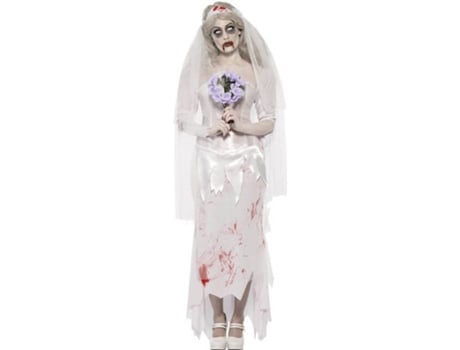Fato de Mulher  Noiva Zombie (Tam: M)
