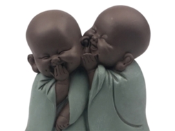 Figura Decorativa ZEN'LIGHT 2 Bonze Murmuro