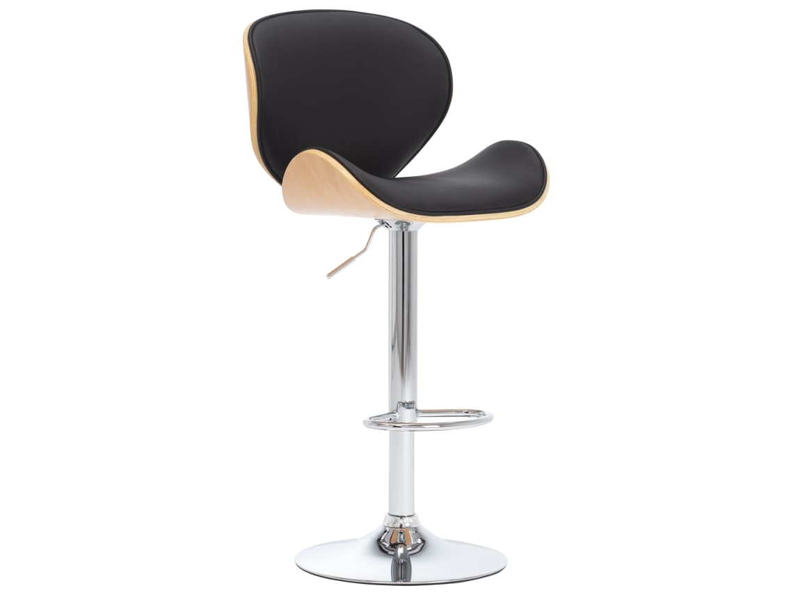 Bar Chair, Bar Chairs Vidaxl Preto Couro Artificial (n/a)