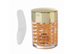 Creme firmador para olhos duplos 60g para eliminar bolsas e flacidez, hidratar e cuidar da pele ao redor dos olhos.