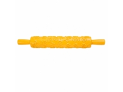 Rolo De Fondant Gravado Antiaderente Plástico, Ferramenta Portátil Decoração Bolo Pastelaria