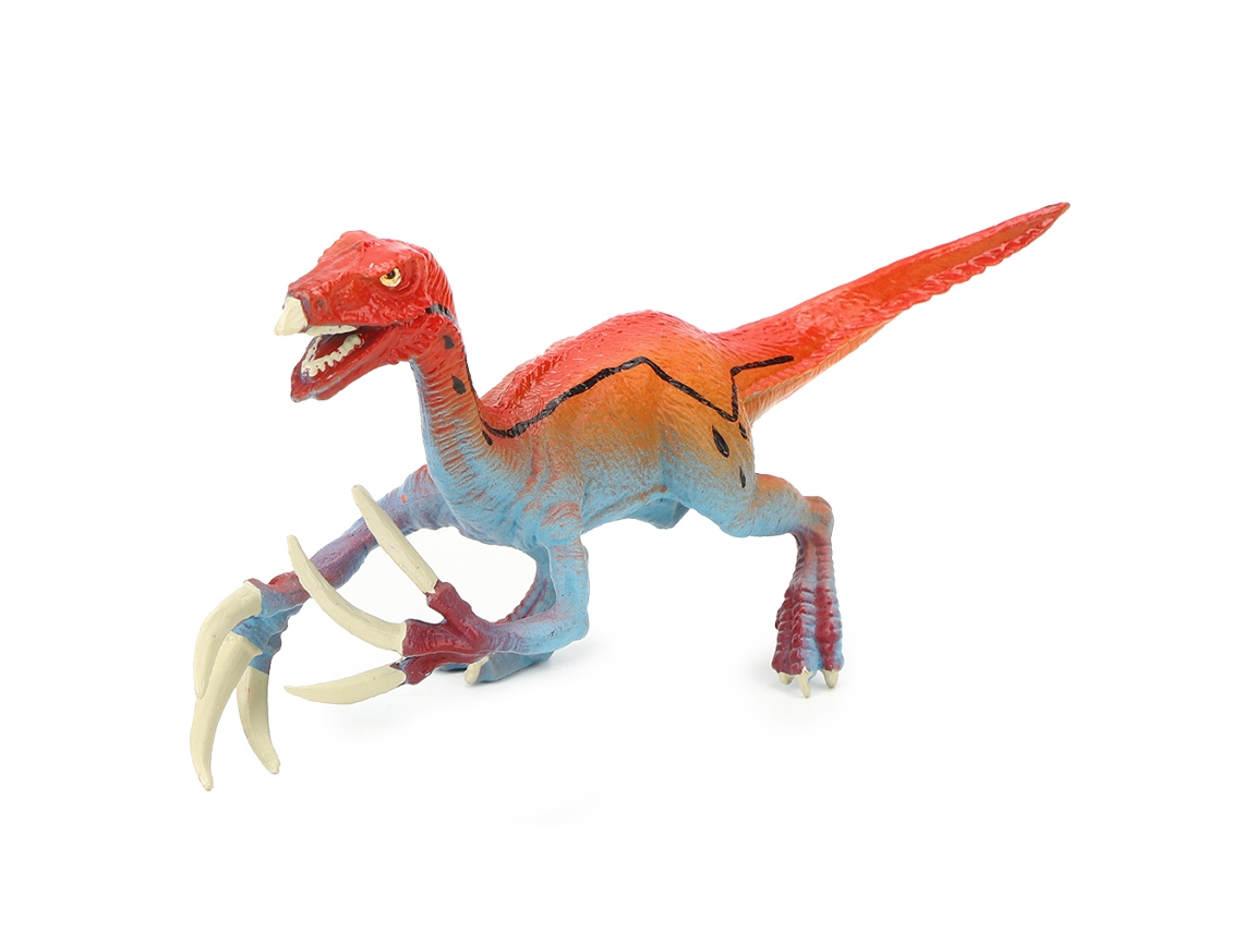 Primerox brinquedo de Dinossauro para Crianças Modelo de Simulação Educativo Decoração em Vermelho