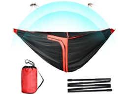 Rede De Dormir Para Camping, Rede De Dormir Ajustável Com Malha Fina Contra Moscas Capas De Malha Gokoco