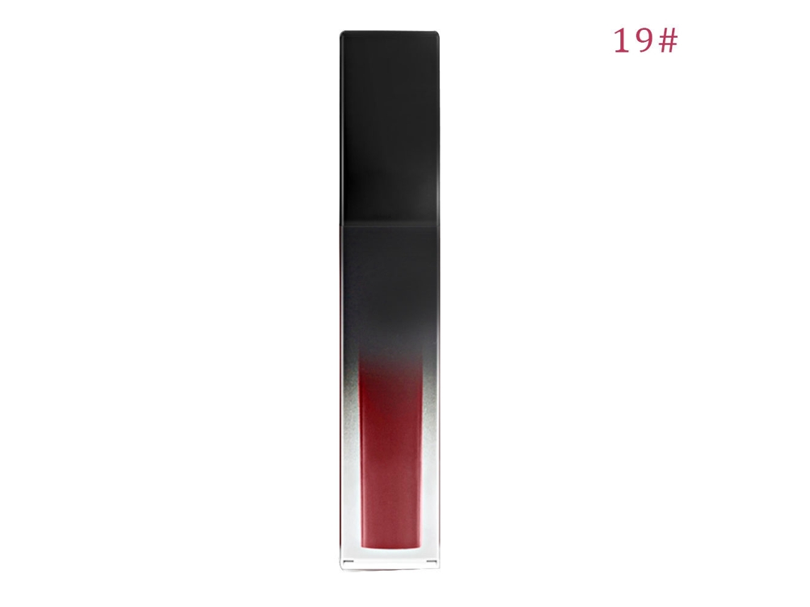 Labial Líquido Mate De Longa Duração Não Pegajoso 5 Cores 5.7ml 19 Cosmético Labial