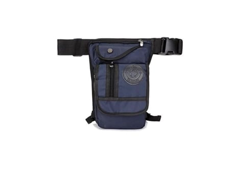 Cinto De Mulher Bordgo Perna Tático Militar Coxa Bicicleta Nylon Azul (5x6cm)