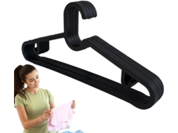 Cabideiro | Cabide Antiderrapante Para Roupas, Conjunto De 10 Cabides Resistentes Para Secar E Organ Gokoco
