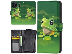 Capa Carteira Para Iphone 17 Pro/capa Frog