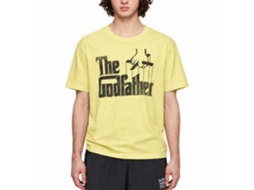 Rockinstone Godfather Logo Heather Yellow Adult T-shirt Size:s
