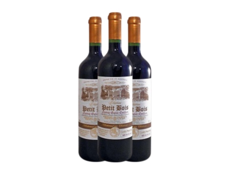 Vinho CHÂTEAU PETIT BOIS Château Petit Bois Lussac-Saint-Émilion (0.75 L - 3 Unidades)