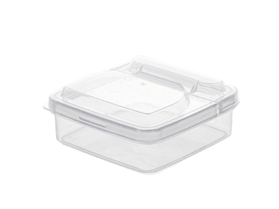 Caixa De Armazenamento Transparente Multiuso - Ideal Para Queijo E Manteiga.