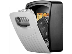 Caixa De Chaves Segura De Grande Capacidade Com Trava De Código Reconfigurável Para Parede Exterior
