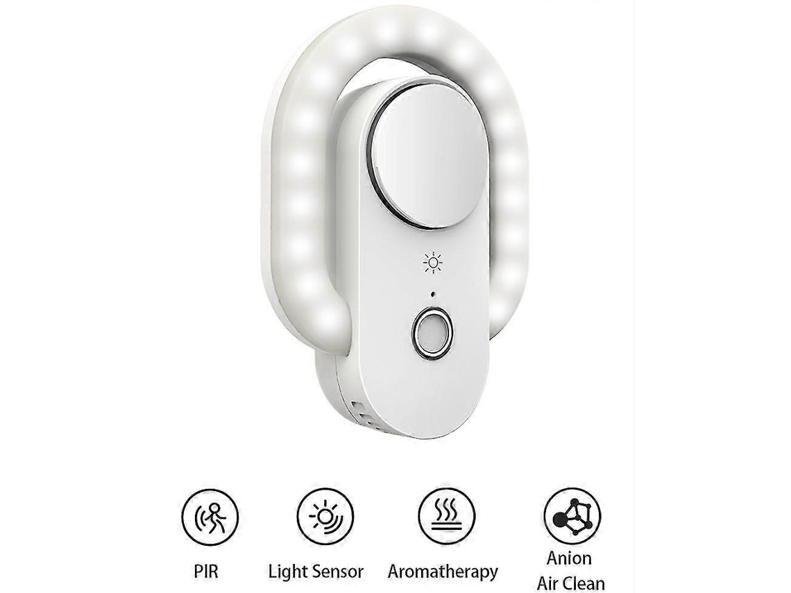 Omni luz Noturna Inteligente com Sensor Duplo Purificador de Ar Ânion Aromaterapia Toque Suave Luz de Ambiente