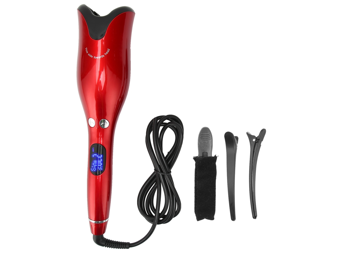 2026 plancha de Rizo Automática com Temperatura Constante, Vara Giratória, 110 240v, Plug Uk para Cabelo Profissional