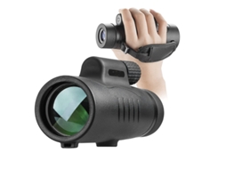 Monocular Compacto 8x42 De Alta Potência, Pequeno, Prático, Visão Noturna À Prova Dágua, À Prova De Neblina, À Prova De Choque Bestvite (preto)