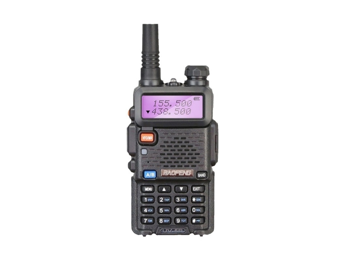 Baofeng Uv 5r Vhf Uhf Dual Band Walkie Talkie Com Rádio De Caça Brilvibera