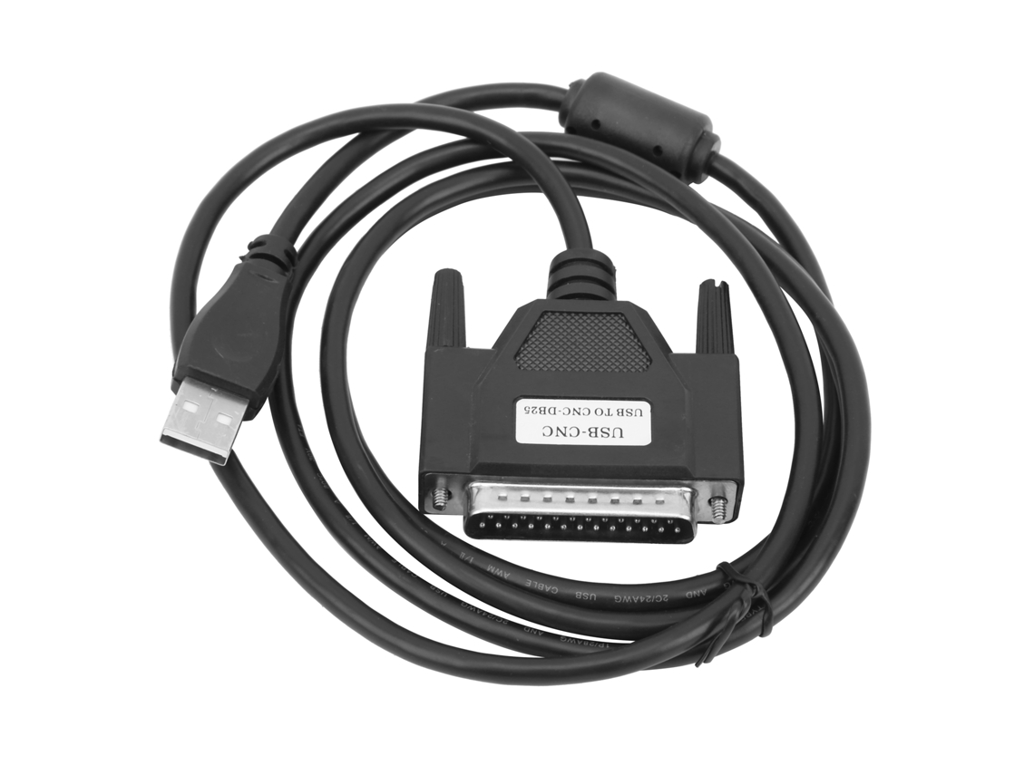 Laxiscreed Cabo Adaptador Cnc Usb Para Paralelo, Conexão Fácil E Compatível Com Redes