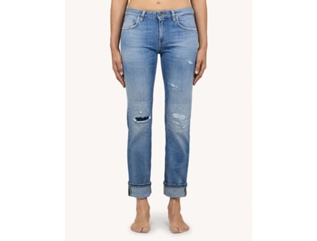 Calça jeans feminina Dondup Coco Special em poliéster azul (27)