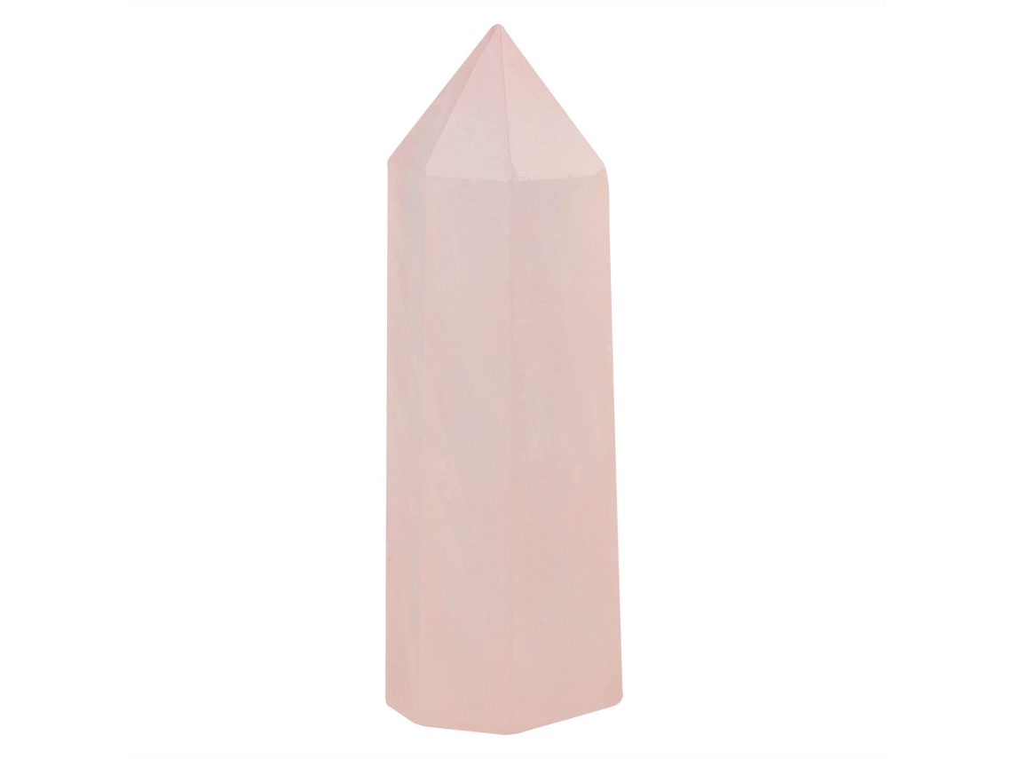 Varinha de Fluorita Rosa Quartzo Natural | S/MARCA