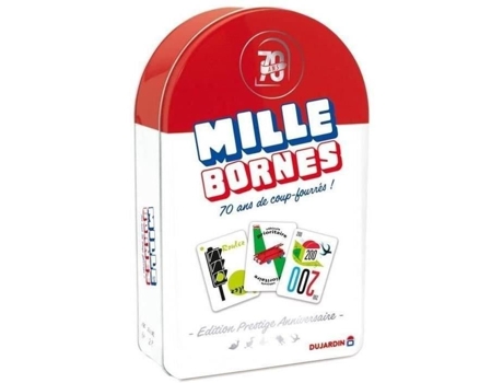 MILLE BORNES PRESTIGE 70 - Jogo de cartas - DUJARDIN - Redescubra o clássico em versão de prestígio para aniversários de 70 anos!