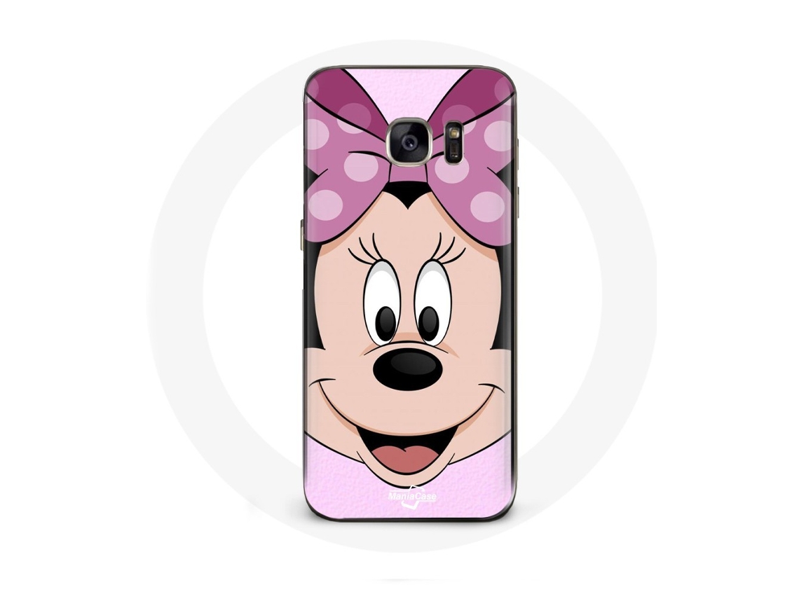 Capa para Samsung Galaxy S6 Minnie Mouse desenho Animado rosa
