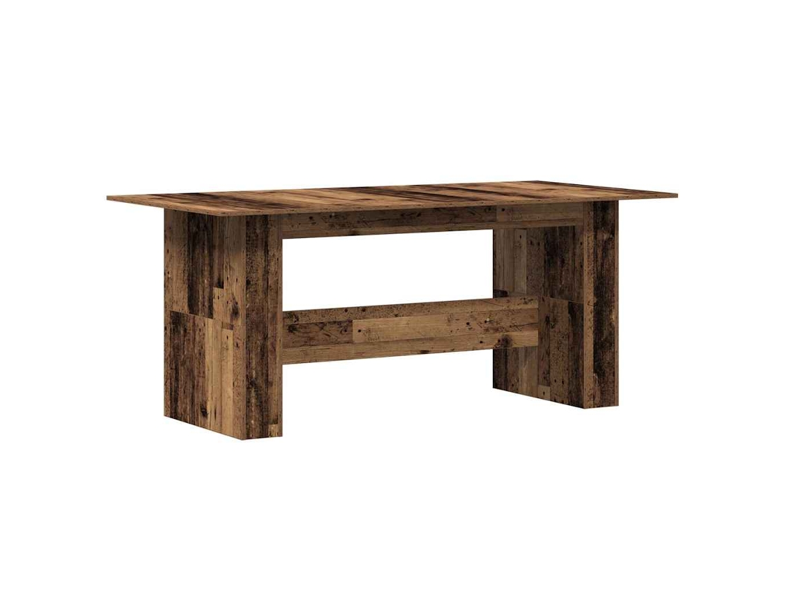 Mesa de Jantar Madeira Trabalhada Antiga MAISON EXCLUSIVE (180x90x76 cm)
