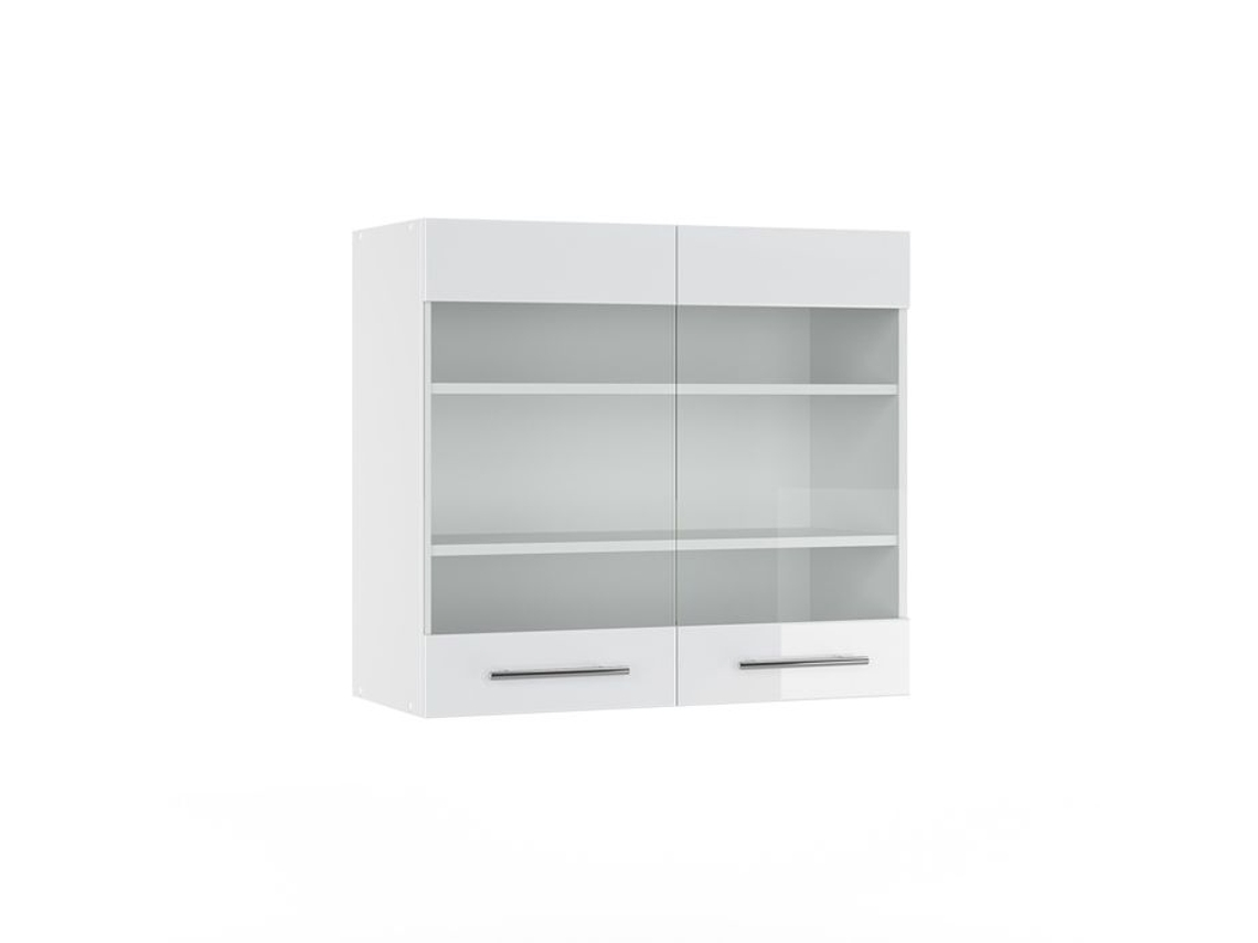 Móvel de vidro alto VICCO Fame-Line Branco 80 cm