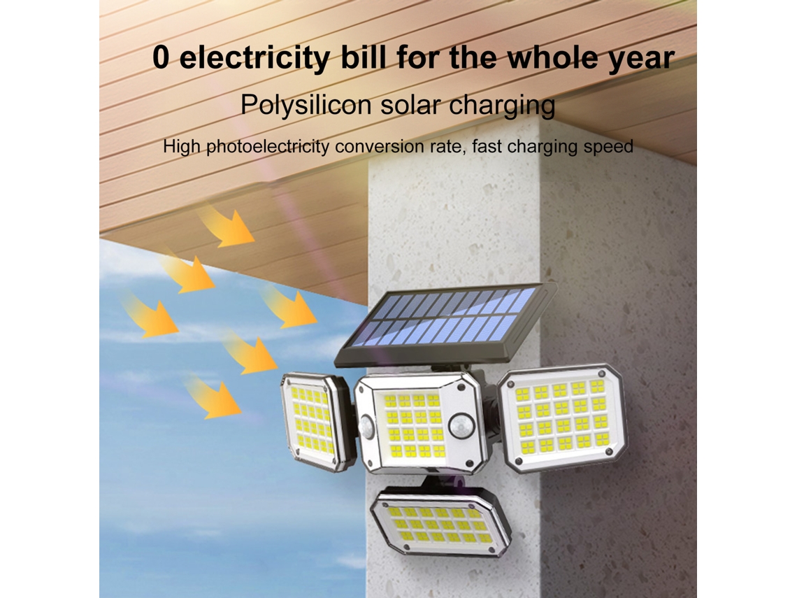 Luz Solar Anti mosquito com Sensor Pir Ip44 S/MARCA