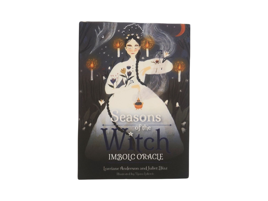 Conjunto De Cartas Oráculo Imbork Da Temporada Das Bruxas - 44 Cartas Oráculo