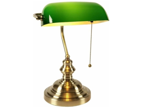 Lâmpada de mesa Glass Bankers, com interruptor de corrente CRRYNUO