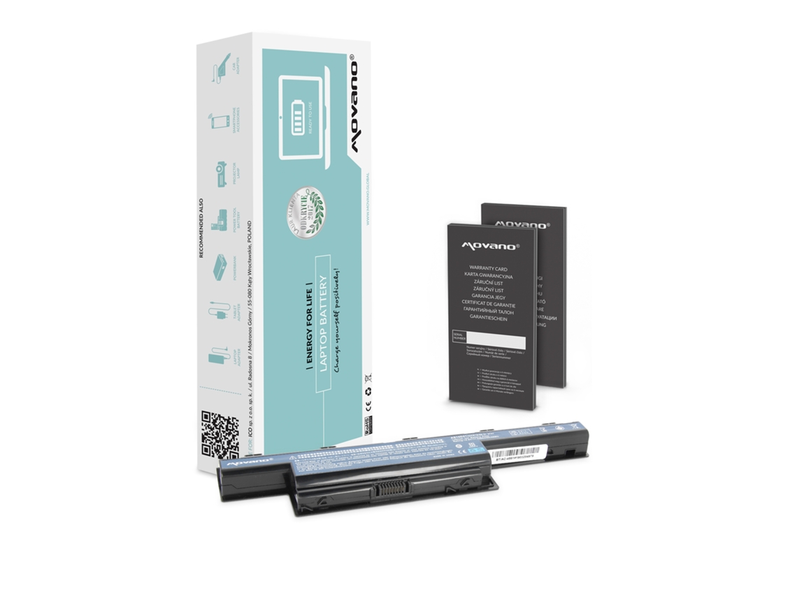 Bateria Movano para Acer Aspire 4551 4741 5741 4400 Mah GREEN COMPUTER