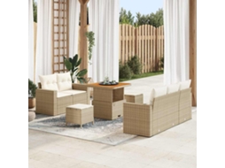 Vidaxl Conjunto De Sofá De Jardim 8 Unid. 5-número De Lugares